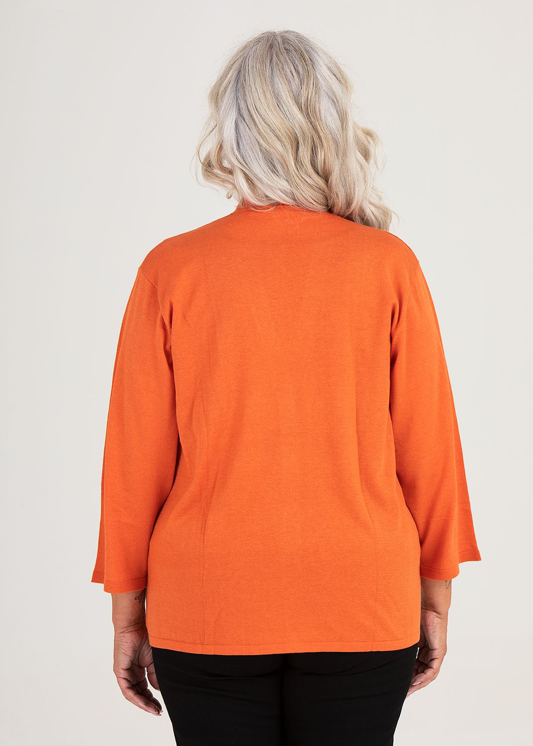 Syster cardigan orange