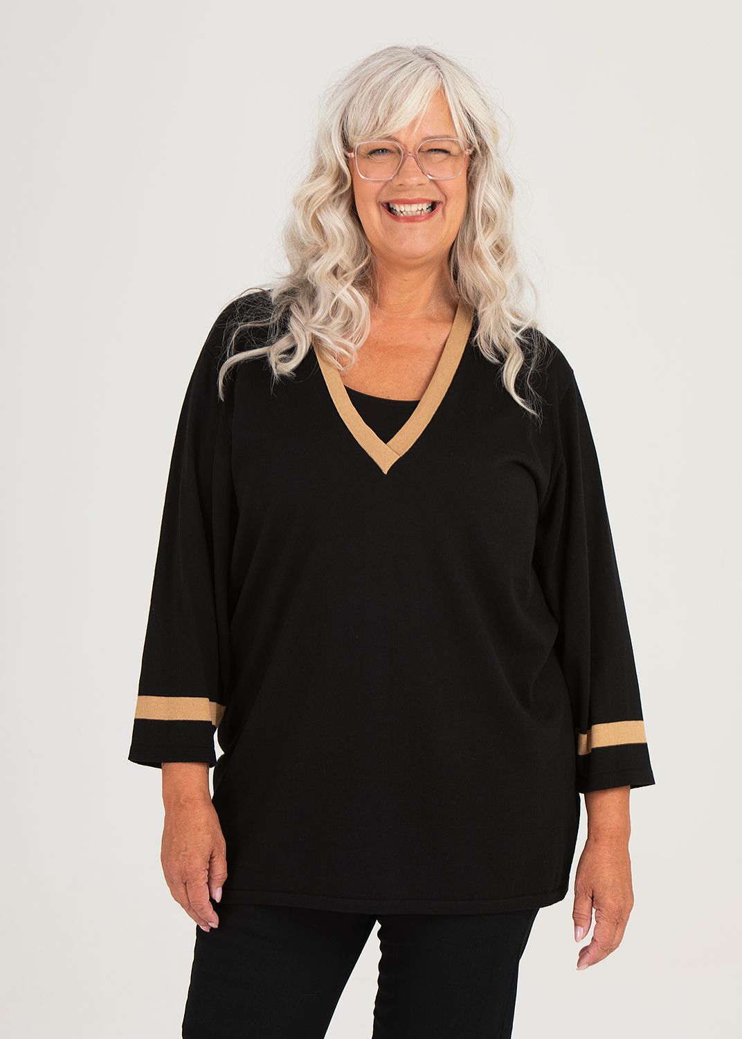 Serena tröja svart/sand