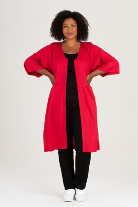 Meja kimono röd