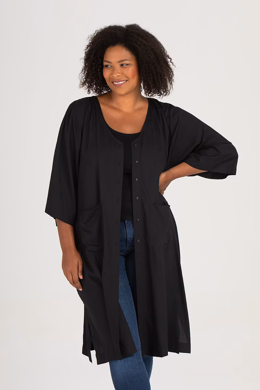 Meja kimono svart