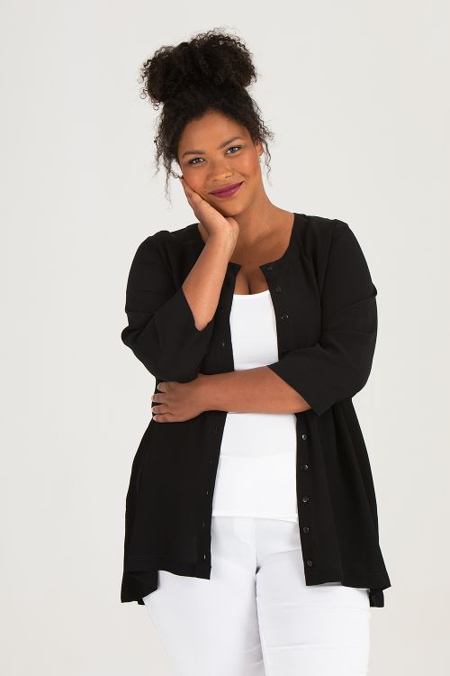 Edit blus svart