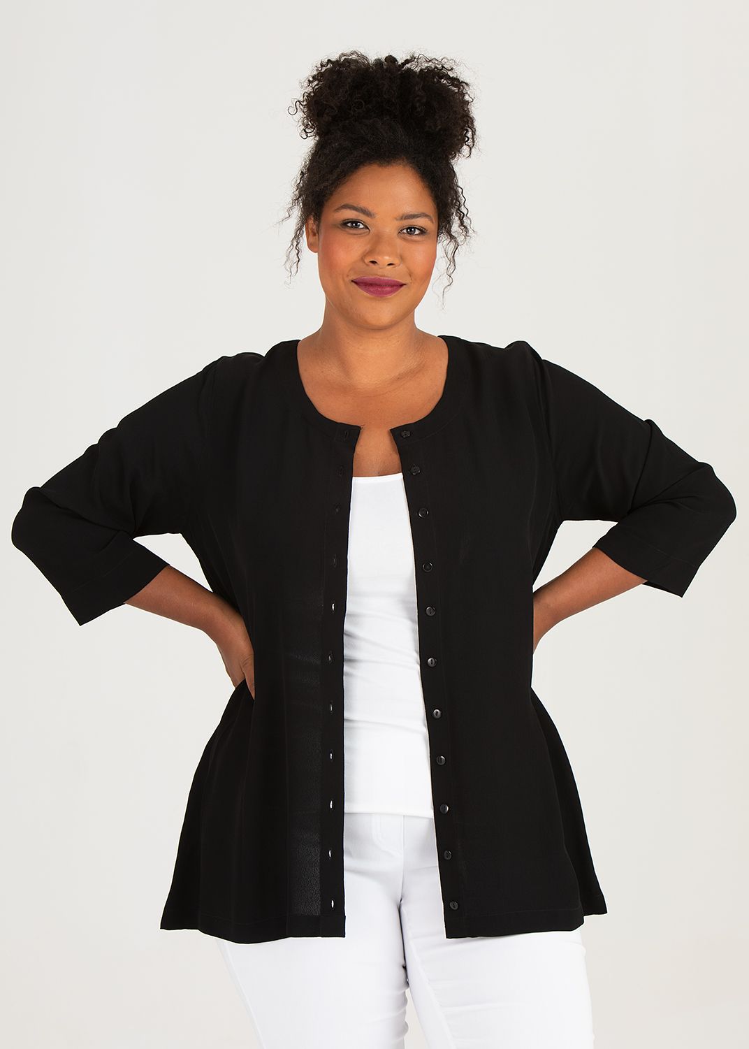 Edit blus svart