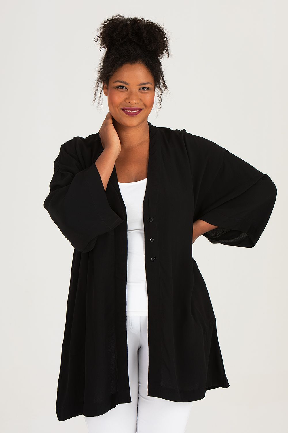 Malin kimono svart