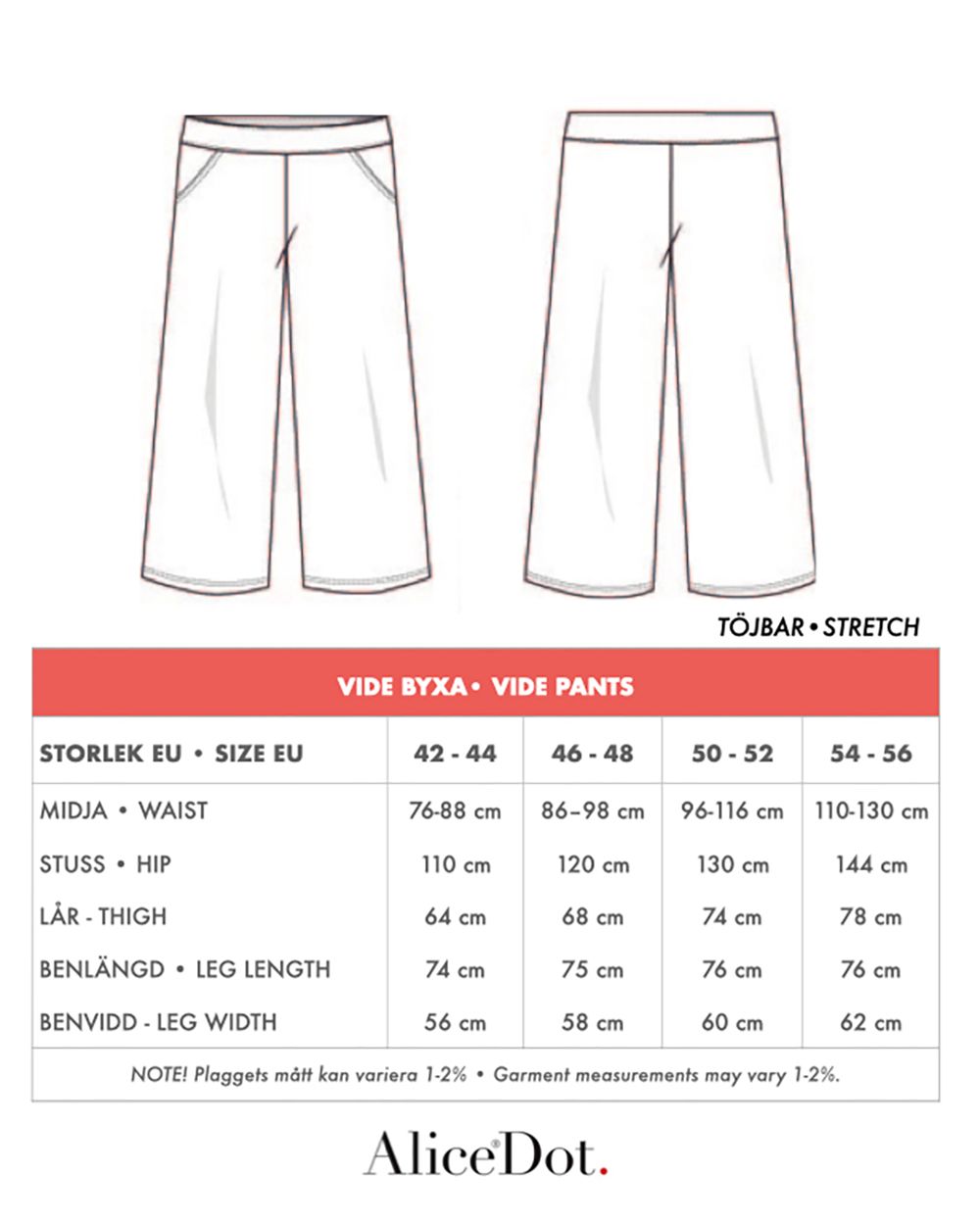 Vide pants brown