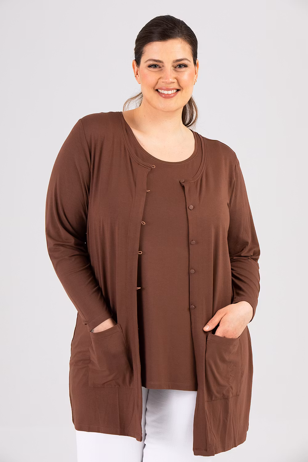 Minnie cardigan brown