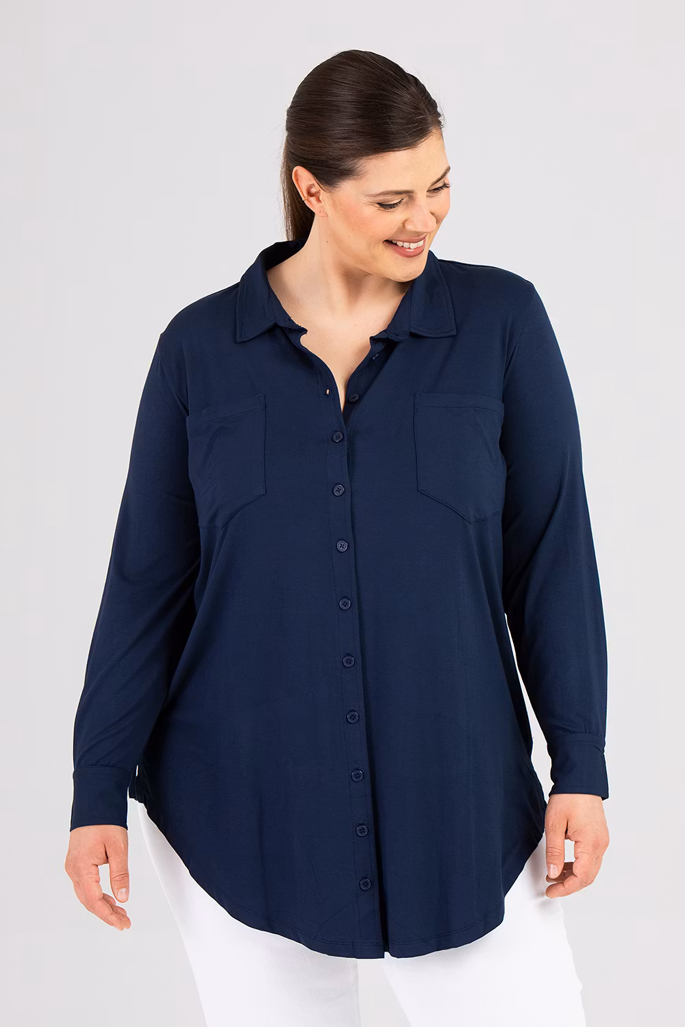 Vendla shirt dark blue