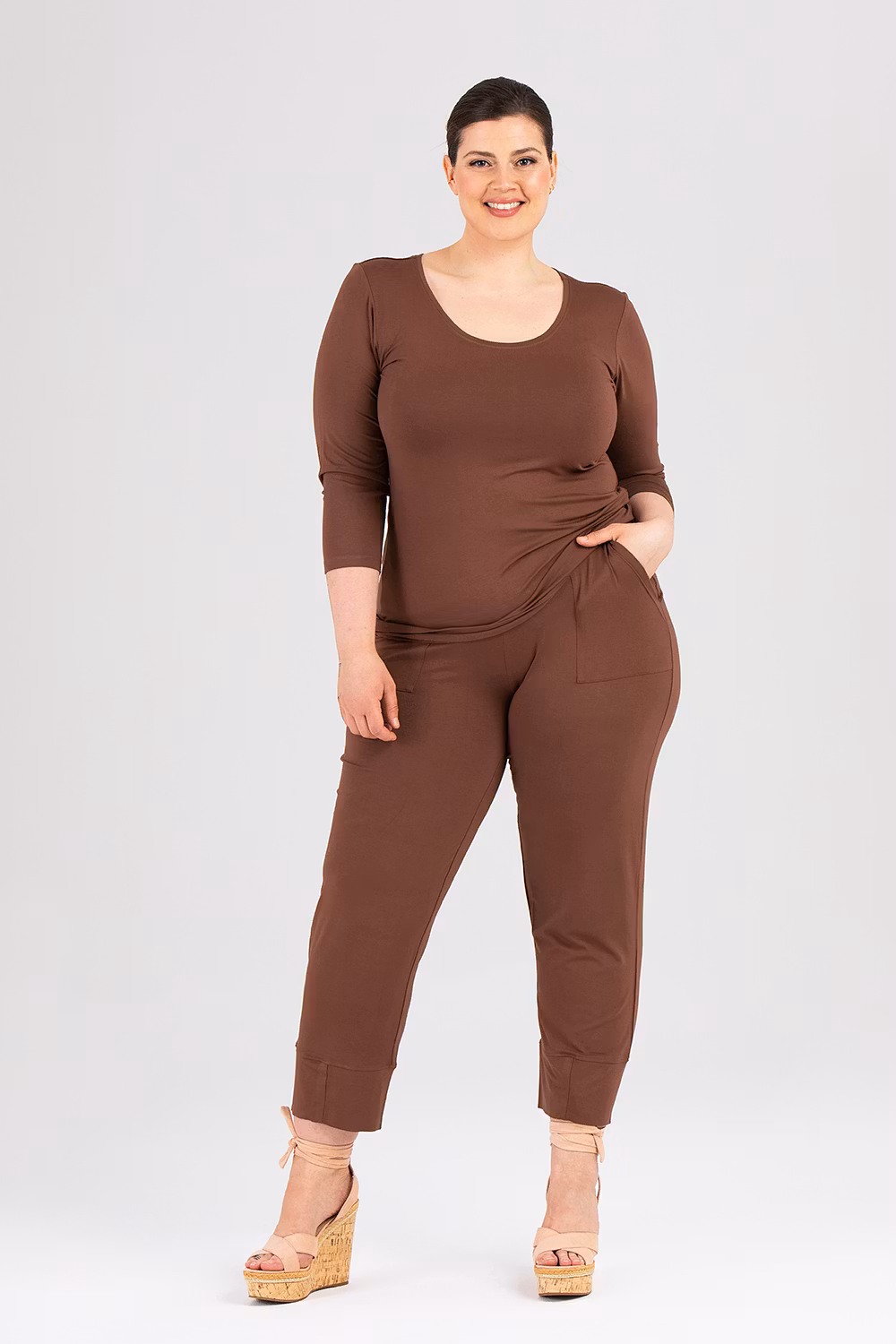 Viska pants brown
