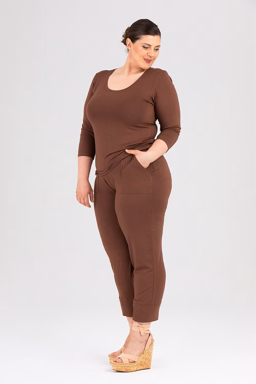 Viska pants brown