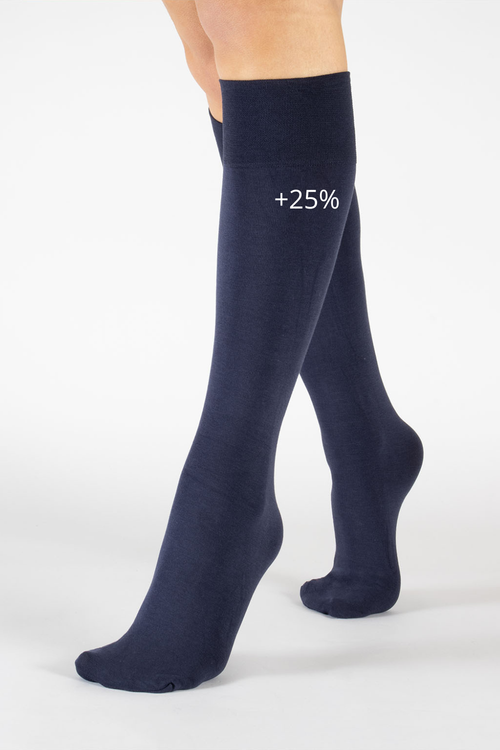 Montreux knee socks cotton navy blue