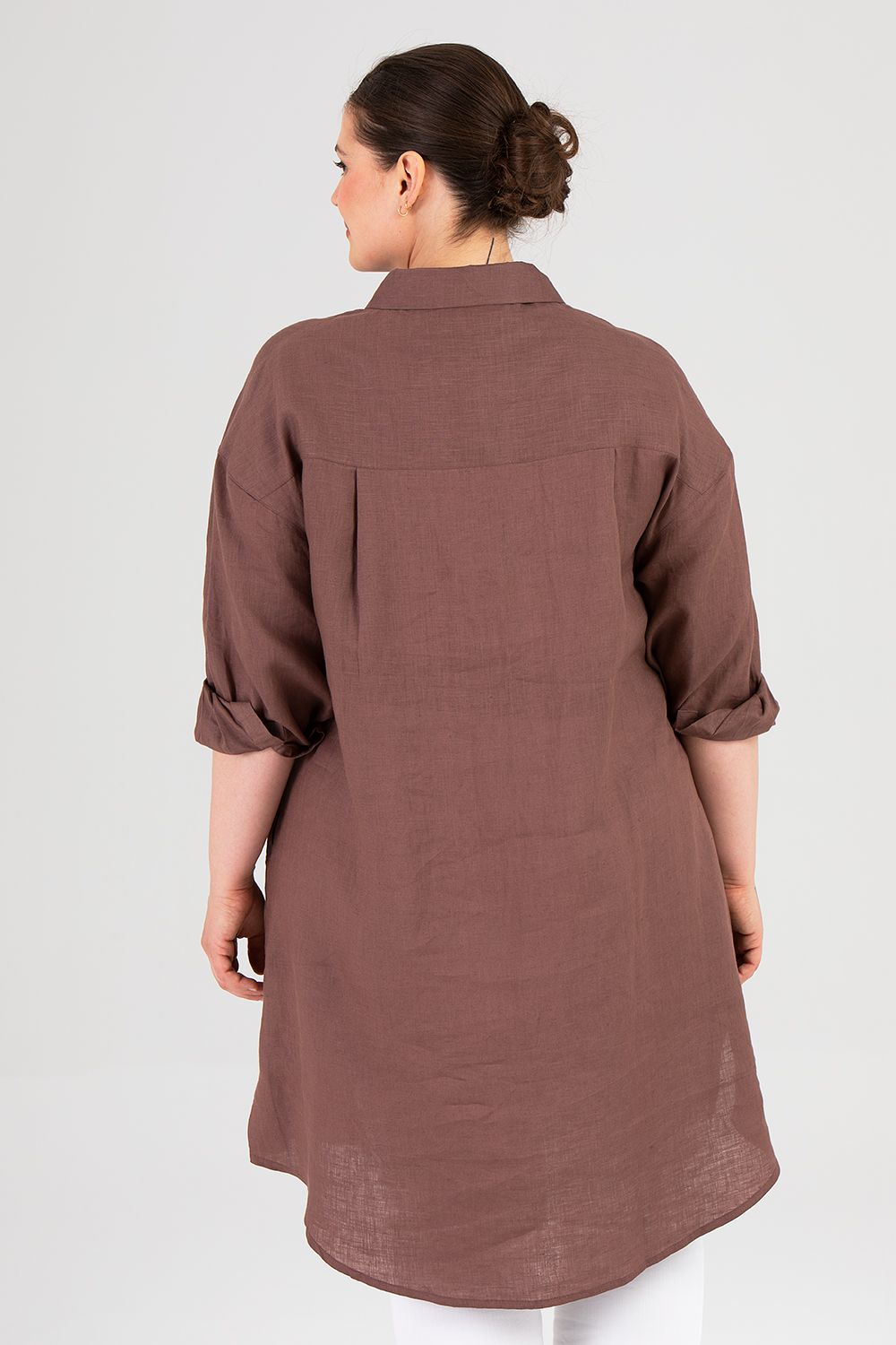 Mynta dress / shirt brown