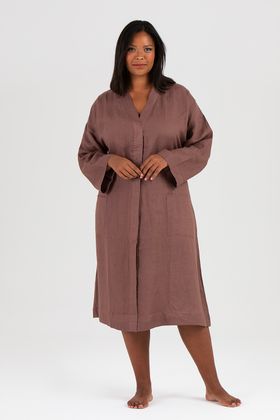 Spa kimono brun mullvad