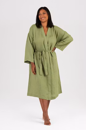 Spa kimono grön