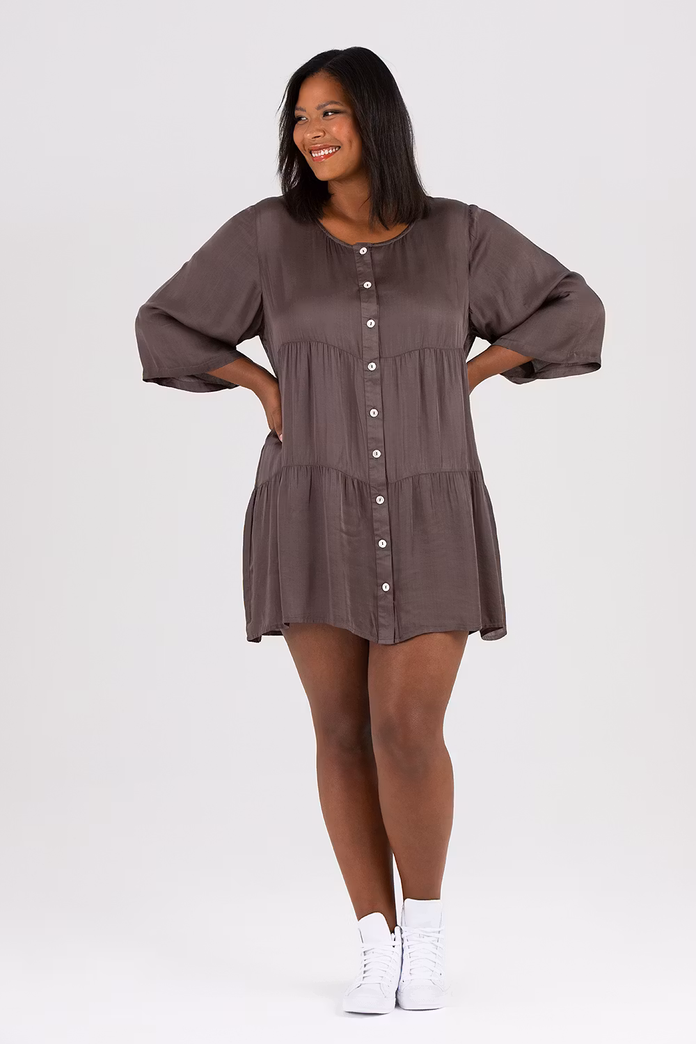 Nena shirt/ dress grey