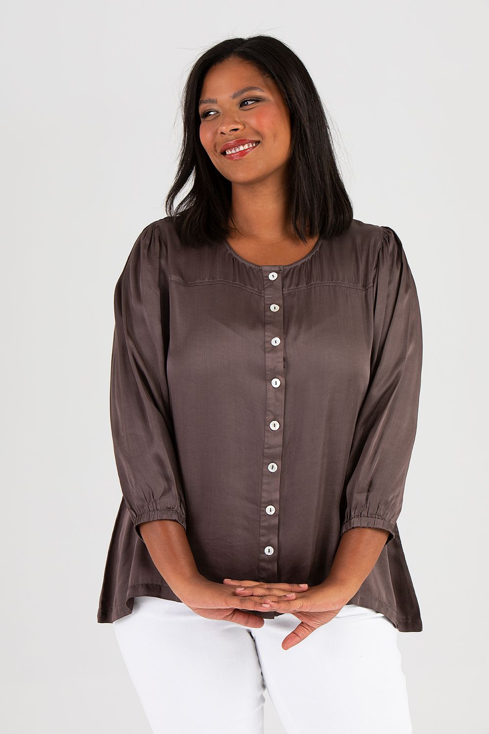 Hedvig blouse grey