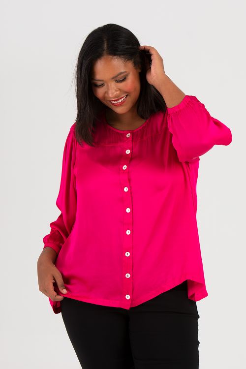 Hedvig blus cerise