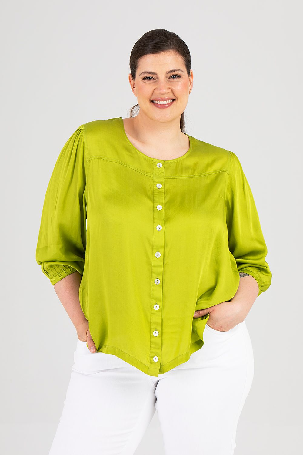 Hedvig blus grön