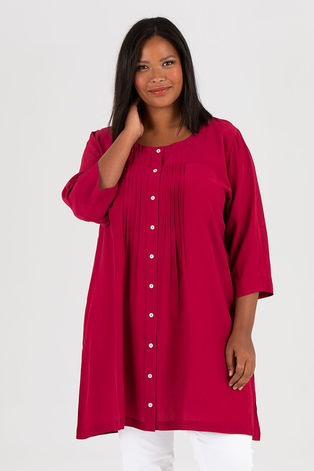 Emma tunic cerise