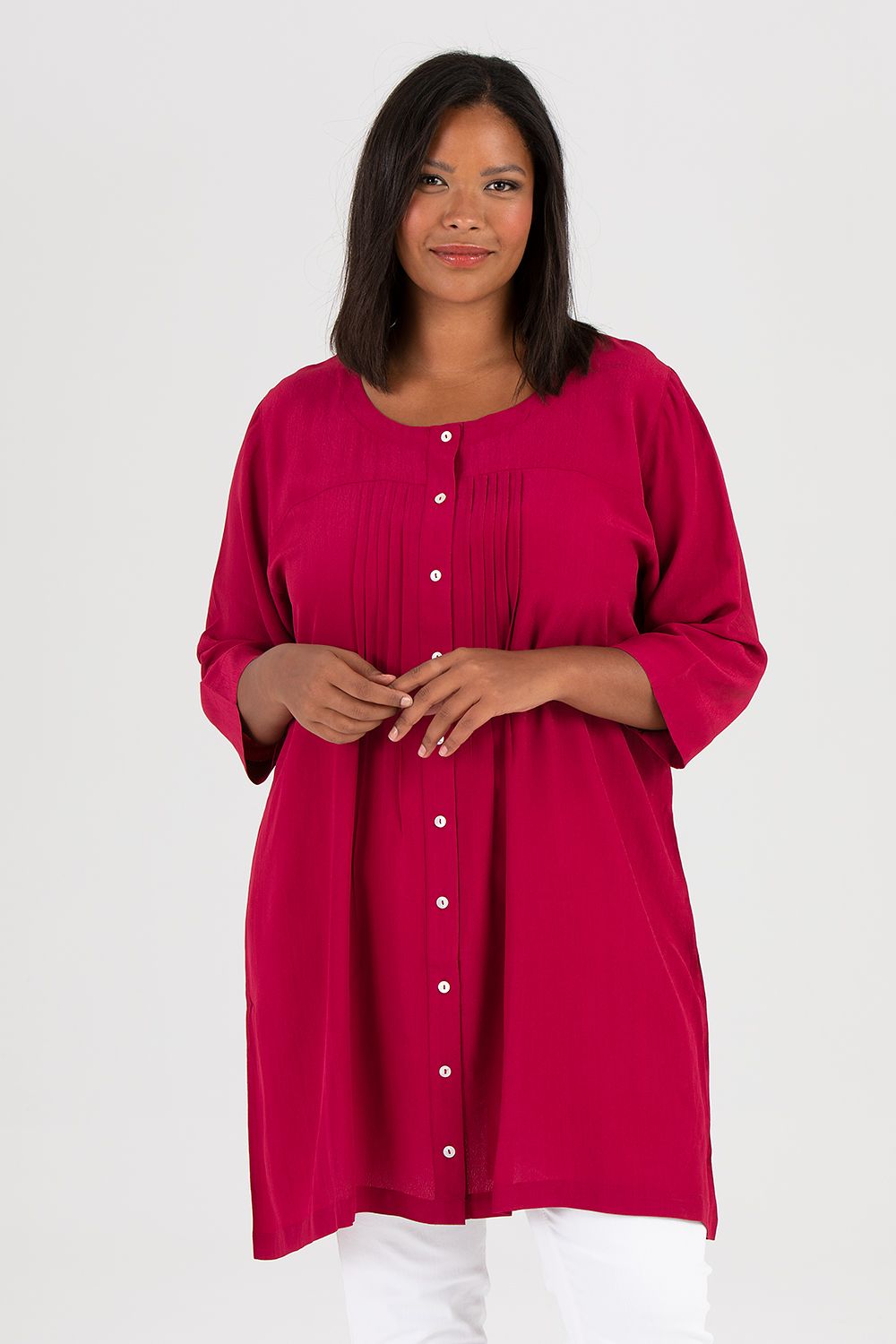 Emma tunic cerise