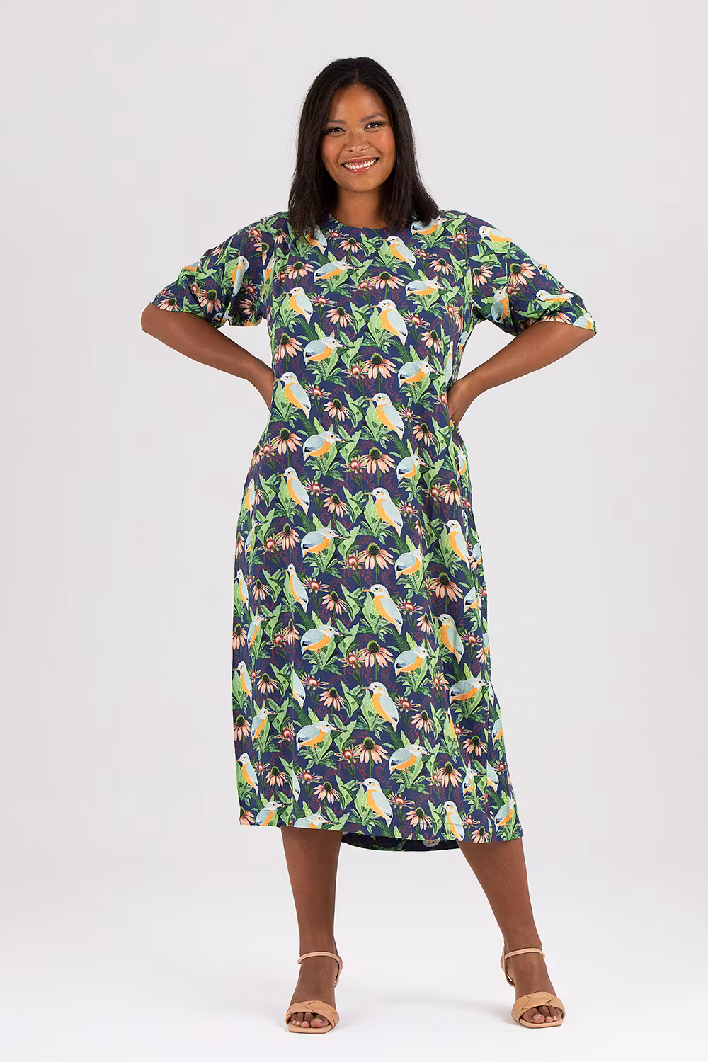 Annie dress Bird multi