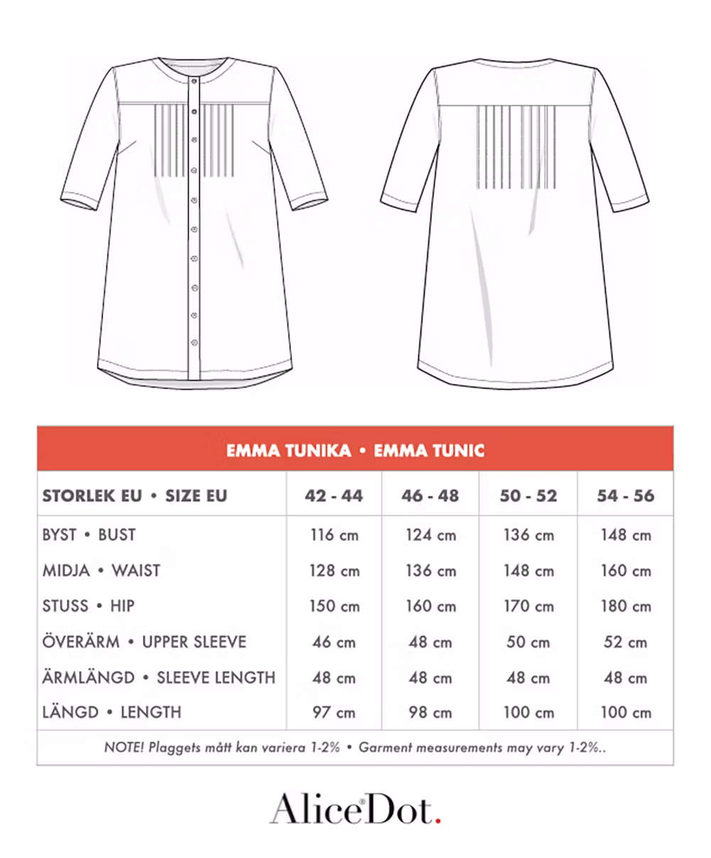 Emma tunic blue