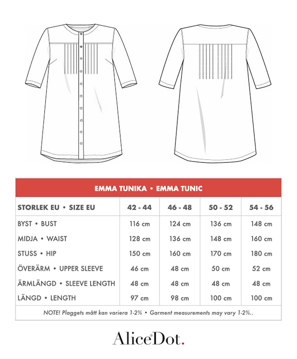 Emma tunic cerise