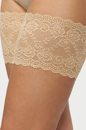 Bandelettes spets beige