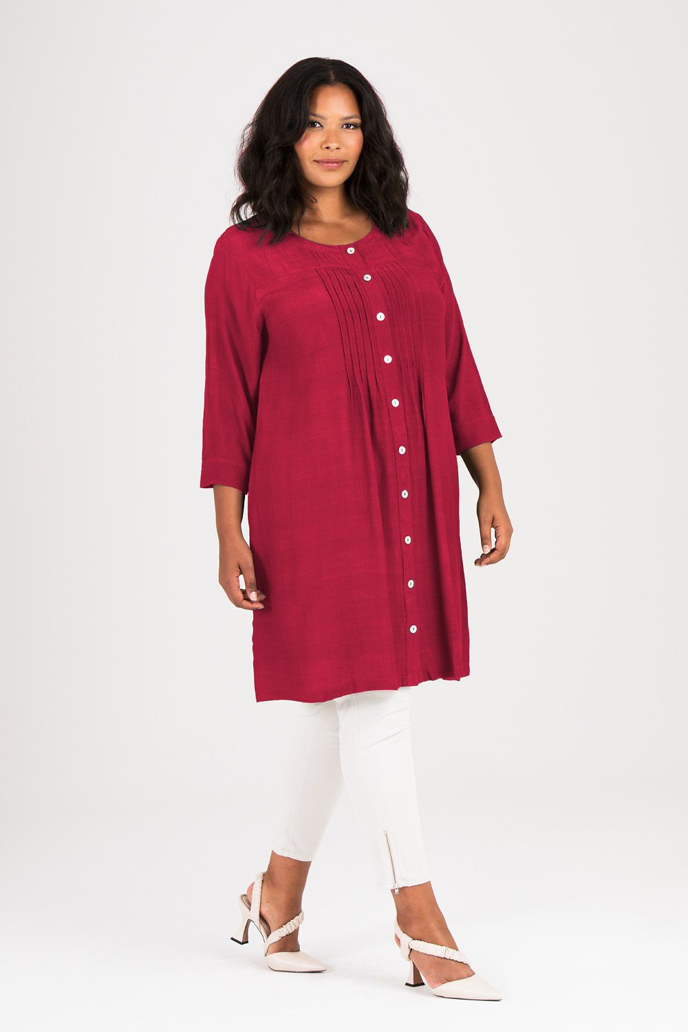 Emma tunic cerise