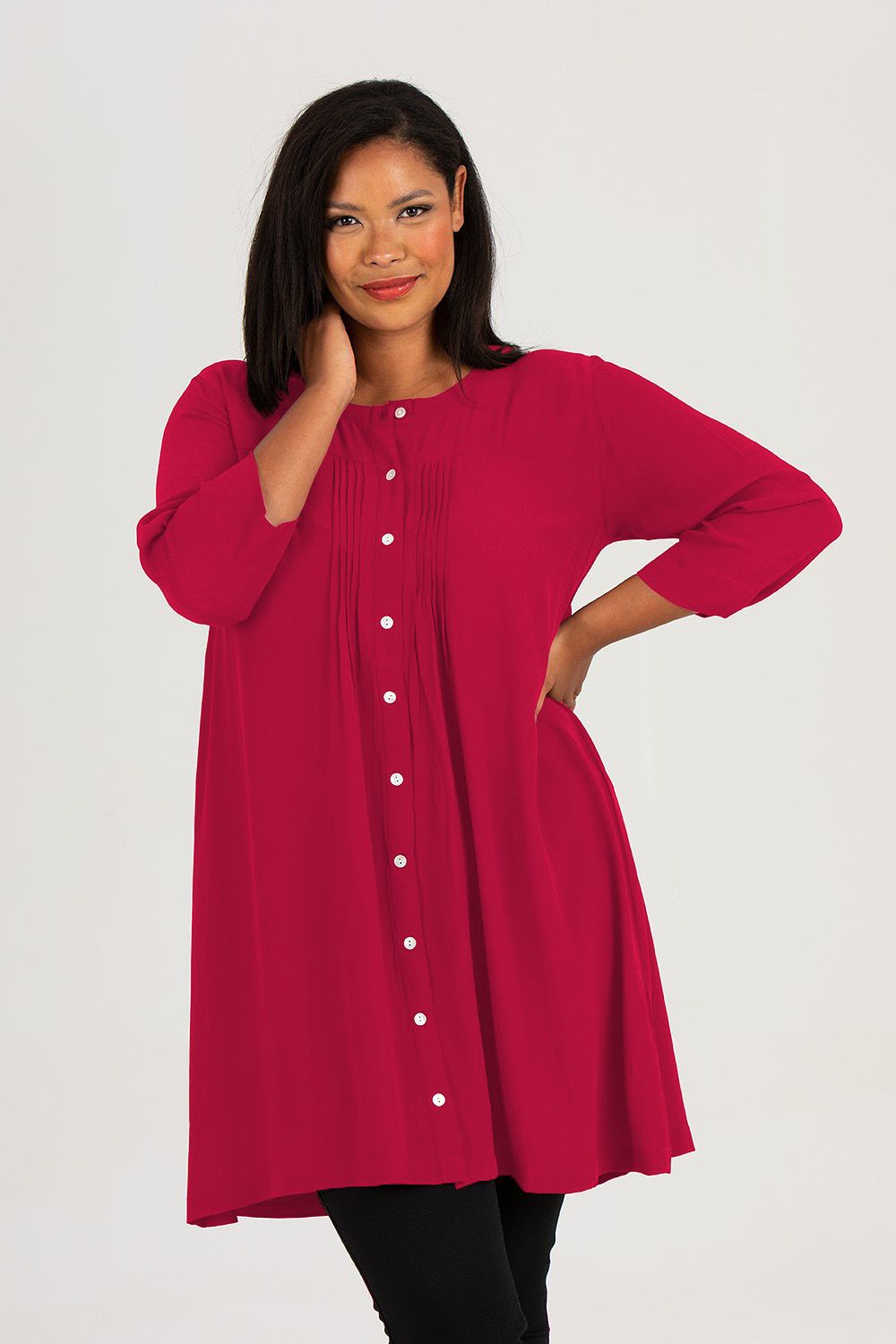 Emma tunic cerise