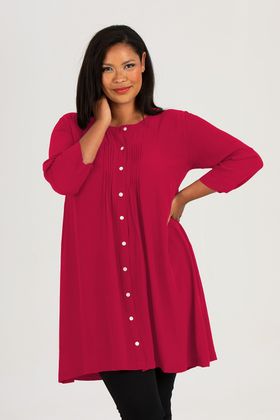 Emma tunika hallon/cerise