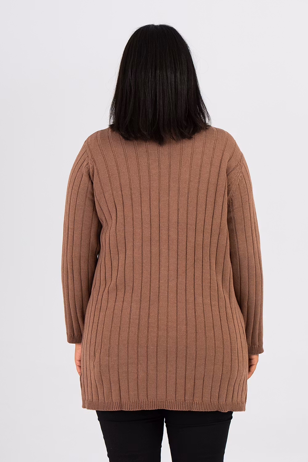 Vicky knitted cardigan brown