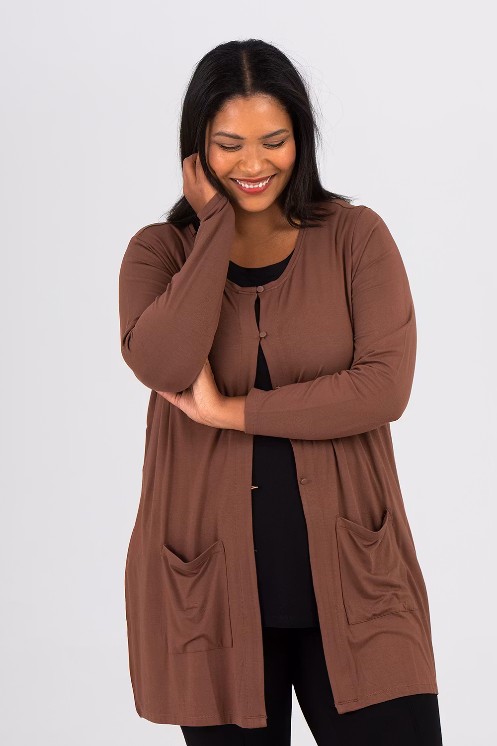 Minnie cardigan brown