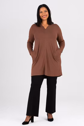 Vanna dress brown