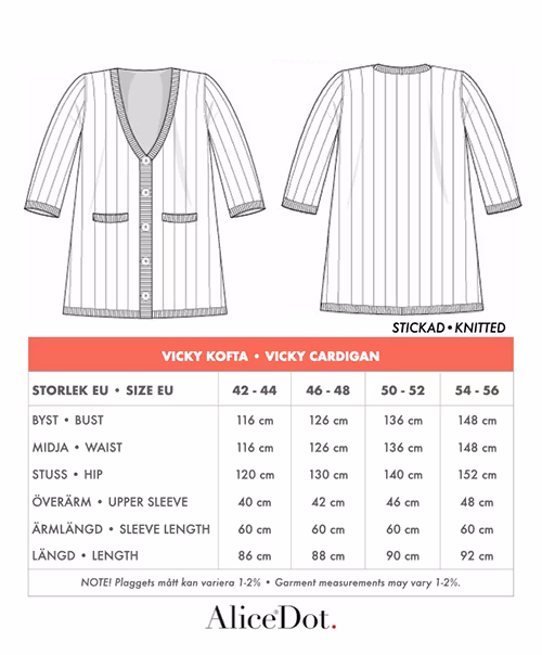 Vicky stickad cardigan mörkgrå