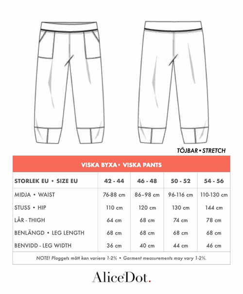 Viska pants white