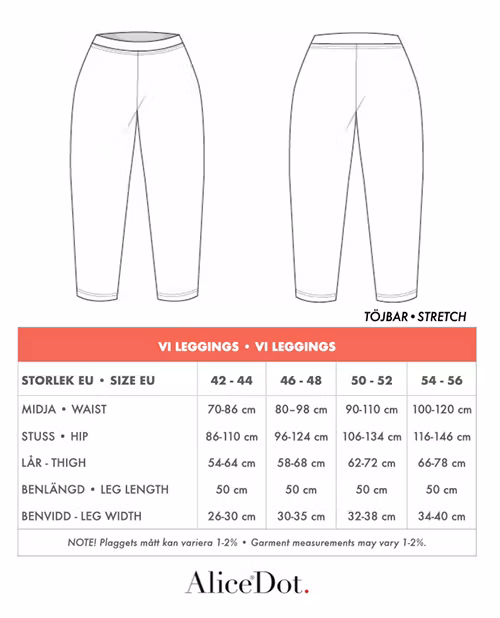 VI leggings white