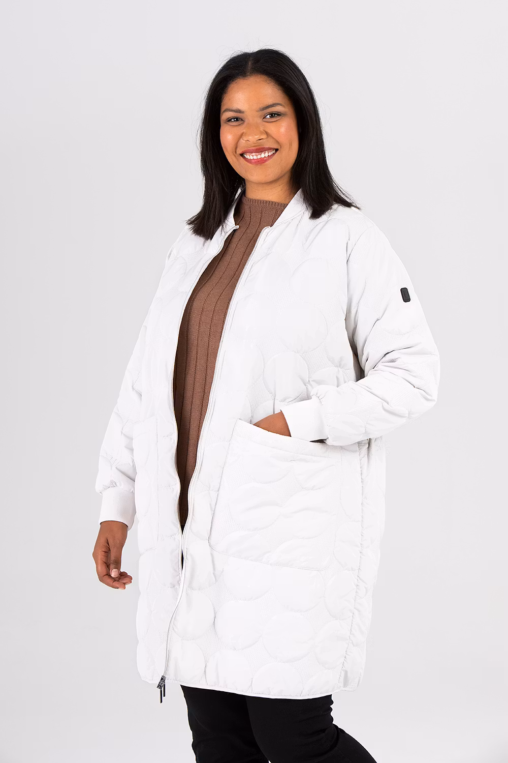 Jacket long 1316 putty