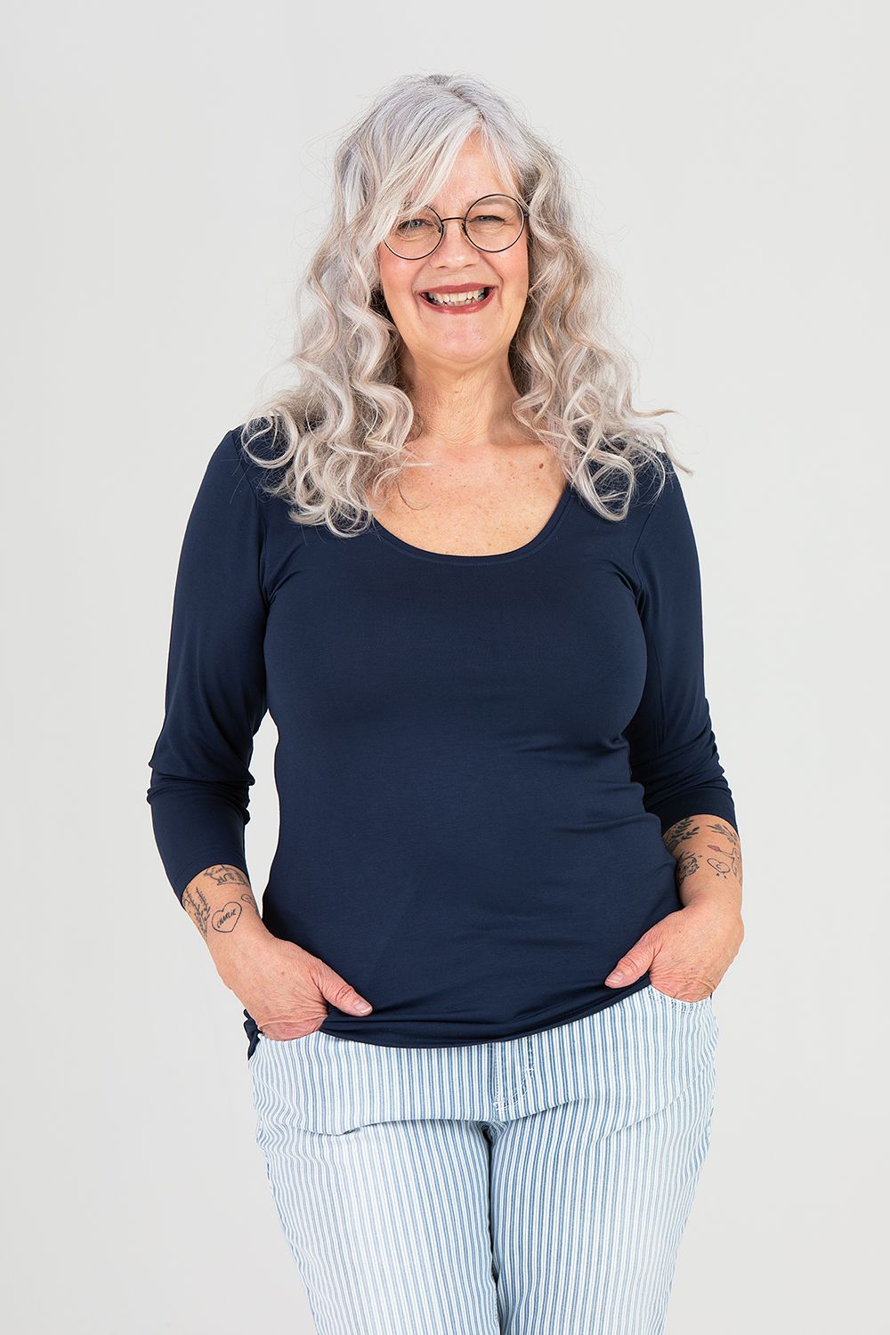Viva topp mörkblå