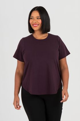Lina top burgundy