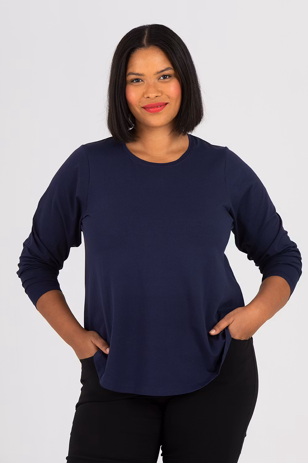 Kitty top dark blue
