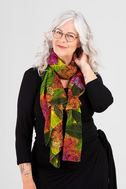 Bloom scarf Multi