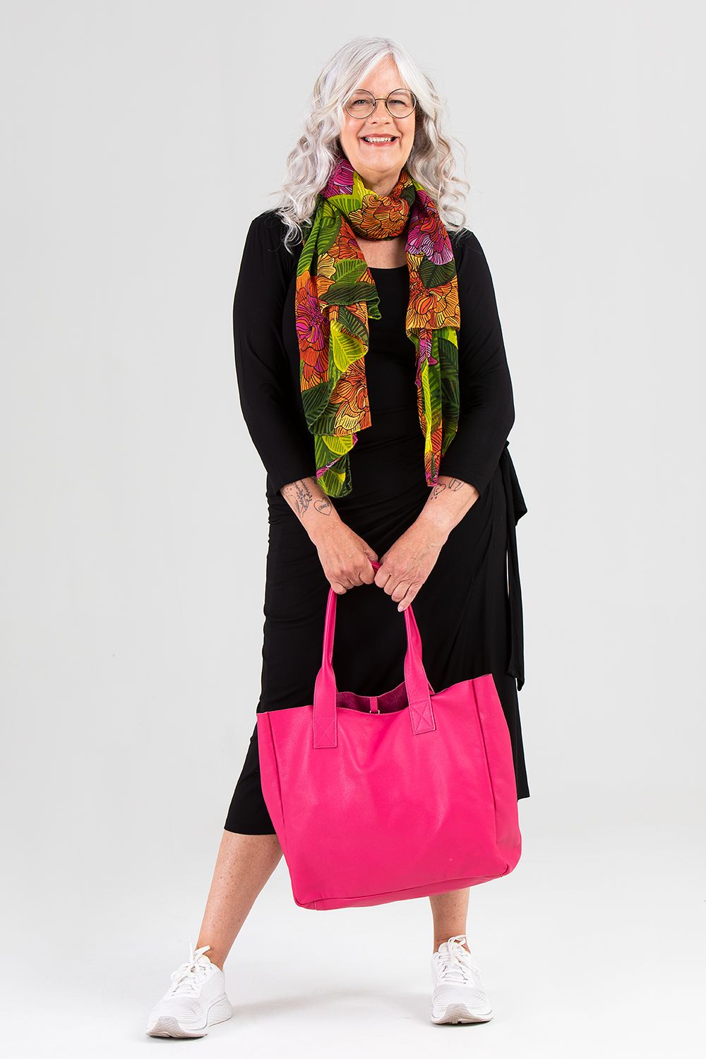 Follow bag skinn, cerise
