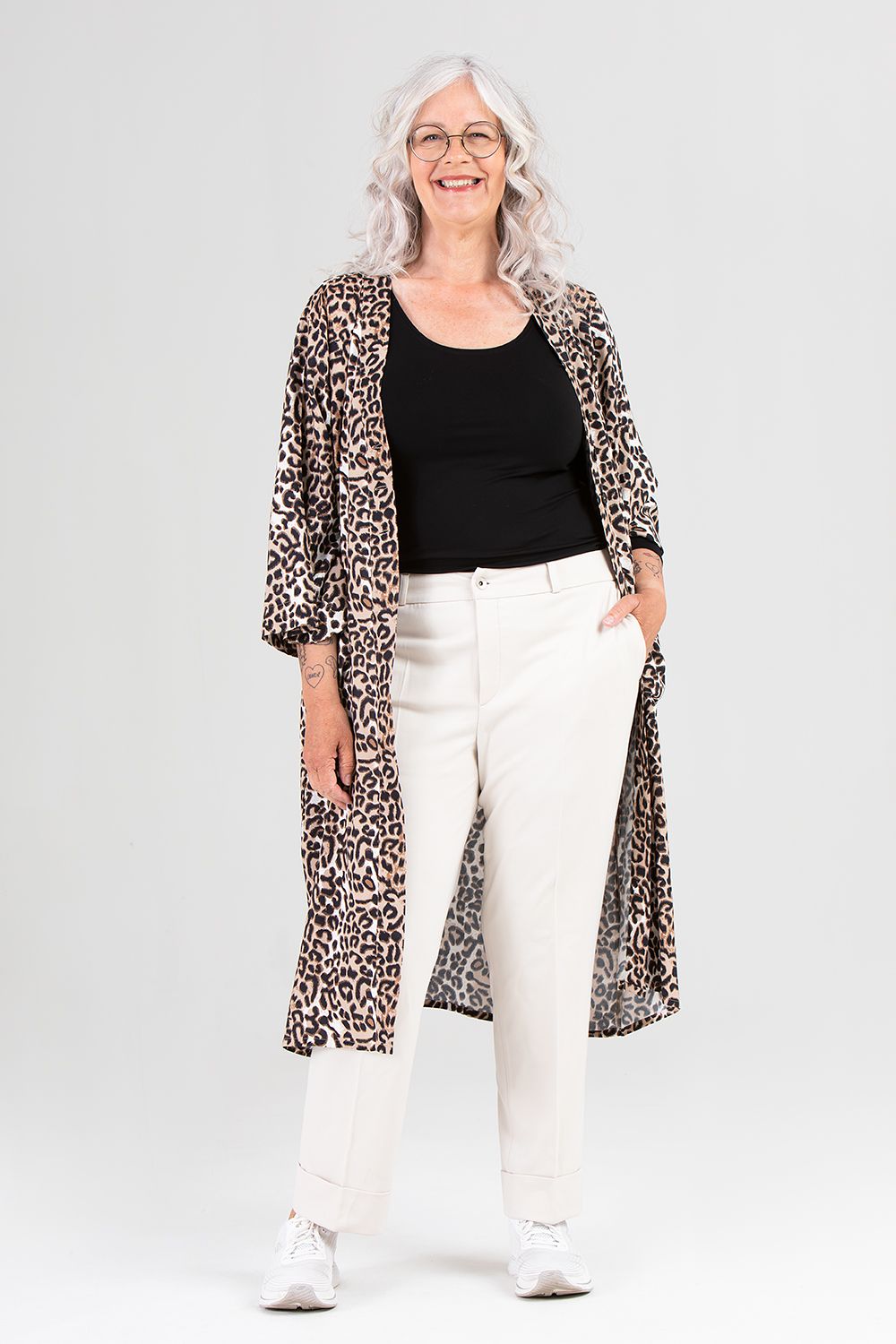 Maja kimono Savann svart/guld