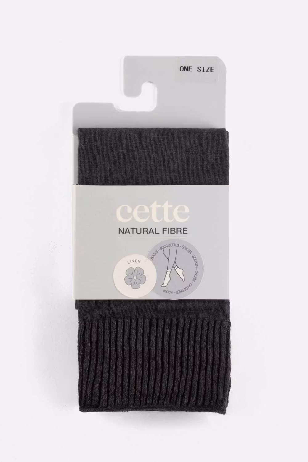 Socks linen black