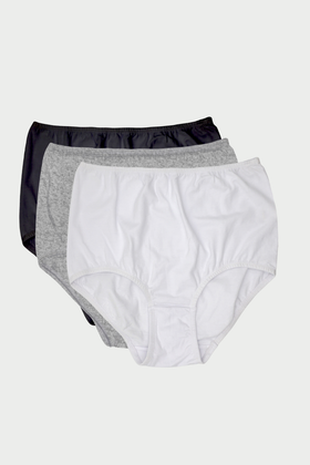 Maxi panties cotton mix 3-pack