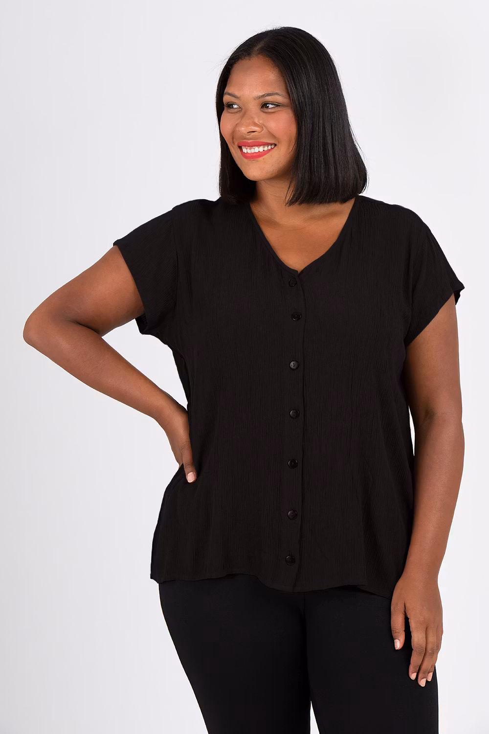 Tillie blus/topp svart