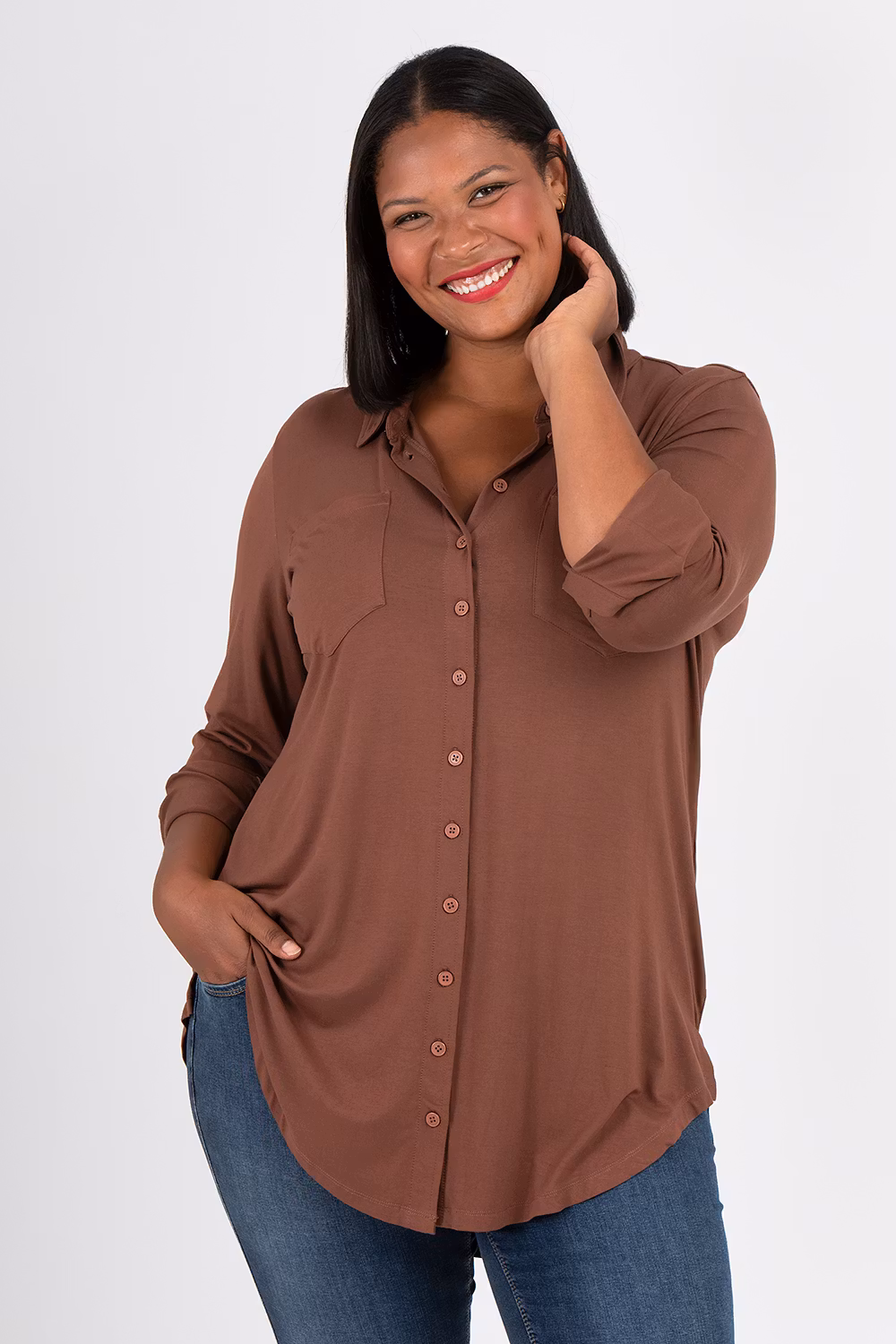 Vendla shirt brown