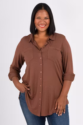 Vendla shirt brown