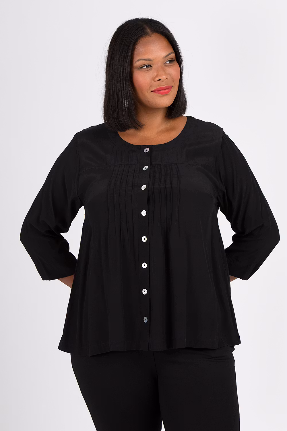 Ella blus svart