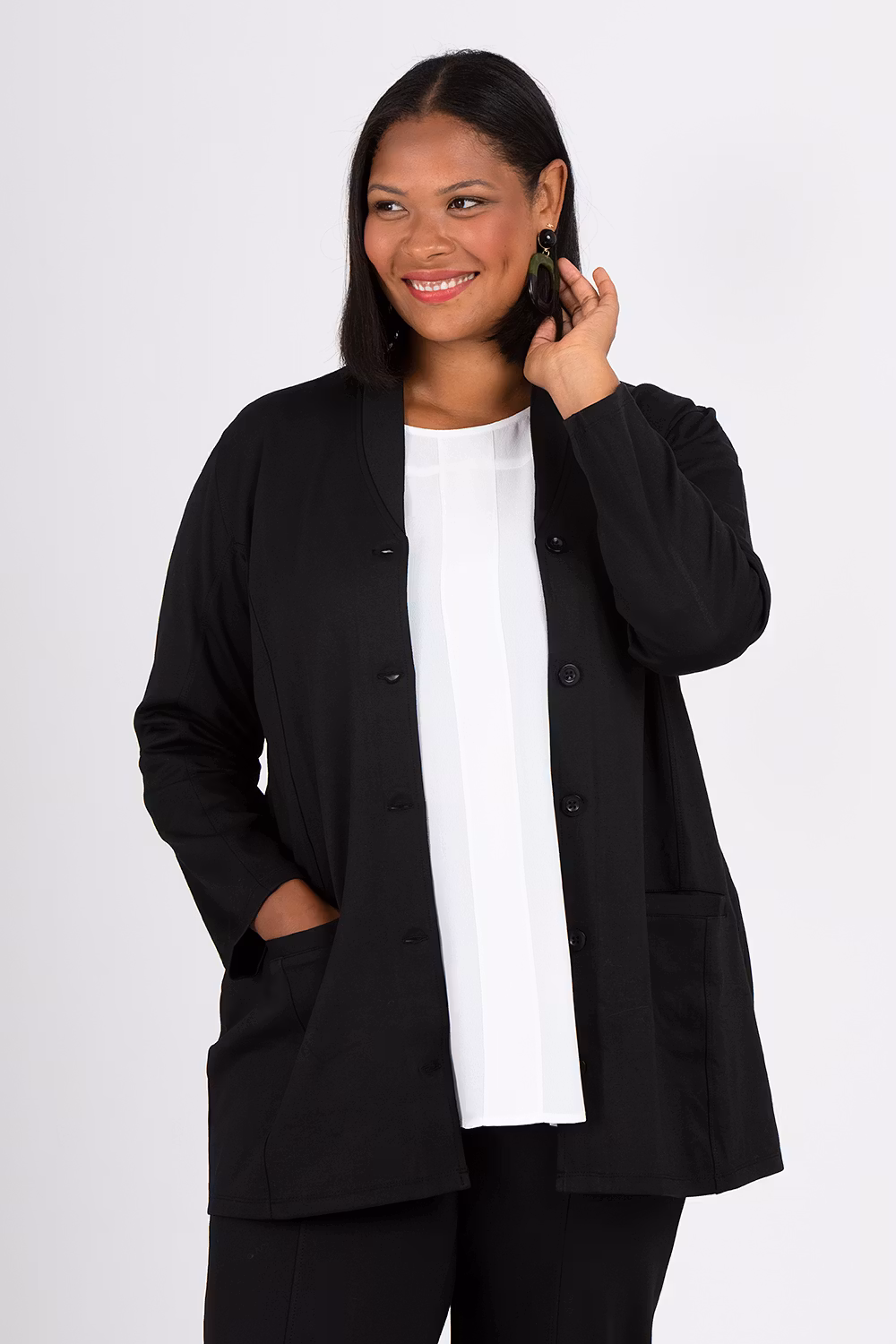 Linnea blazer svart