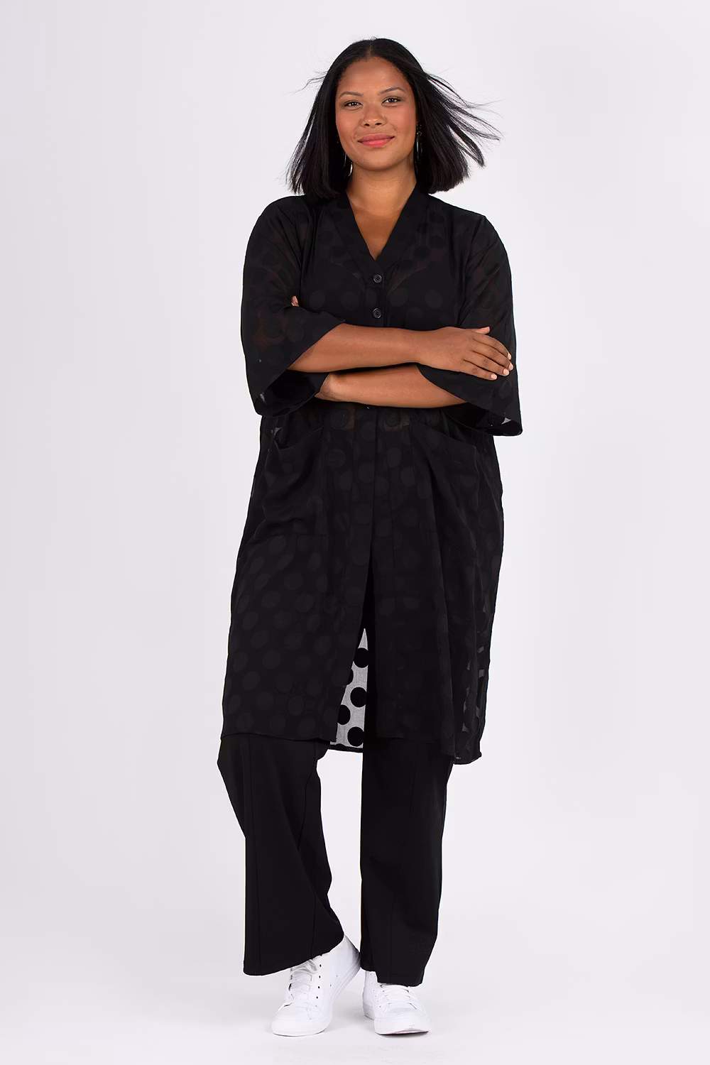 Maja kimono Dot svart